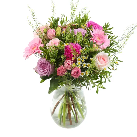 Boeket Rozen&Сhrysanten от интернет-магазина «CityFlowers» в }