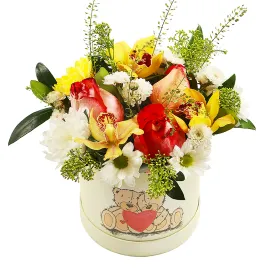 Flower arrangement Japan Title «CityFlowers» in Belgium»