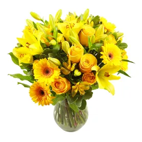 Bouquet Ensoleill&eacute; Titre «CityFlowers» en Belgique»