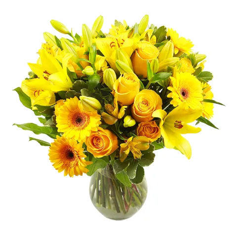 Boeket Zonnig от интернет-магазина «CityFlowers» в }