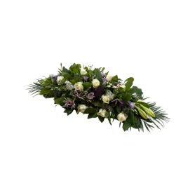 Couvercle de cercueil violet Titre «CityFlowers» en Belgique»