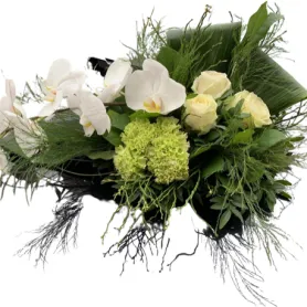 Witte Orchidee Decoratie Titel «CityFlowers» in België»