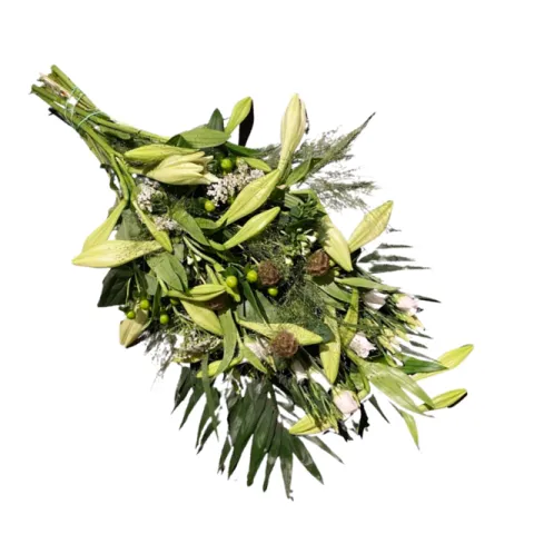 Boeket met witte lelies от интернет-магазина «CityFlowers» в }