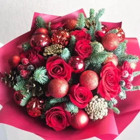 Bouquet R&ecirc;ve d'hiver Titre «CityFlowers» en Belgique»