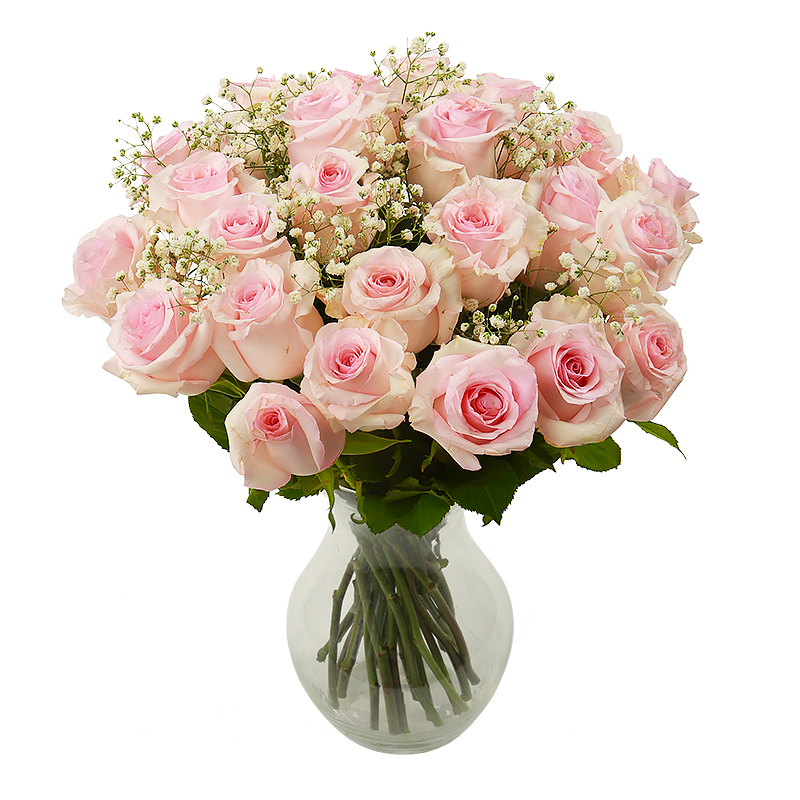 Buik fax methodologie Roze rozen aan huis leveren door een lokale florist